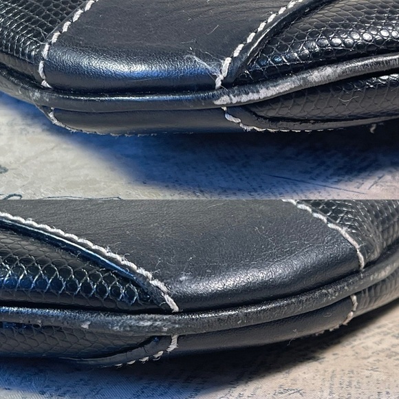 Lancel Paris Elsa bucket bag Leather drawstring shoulder bag - Picture 14 of 16